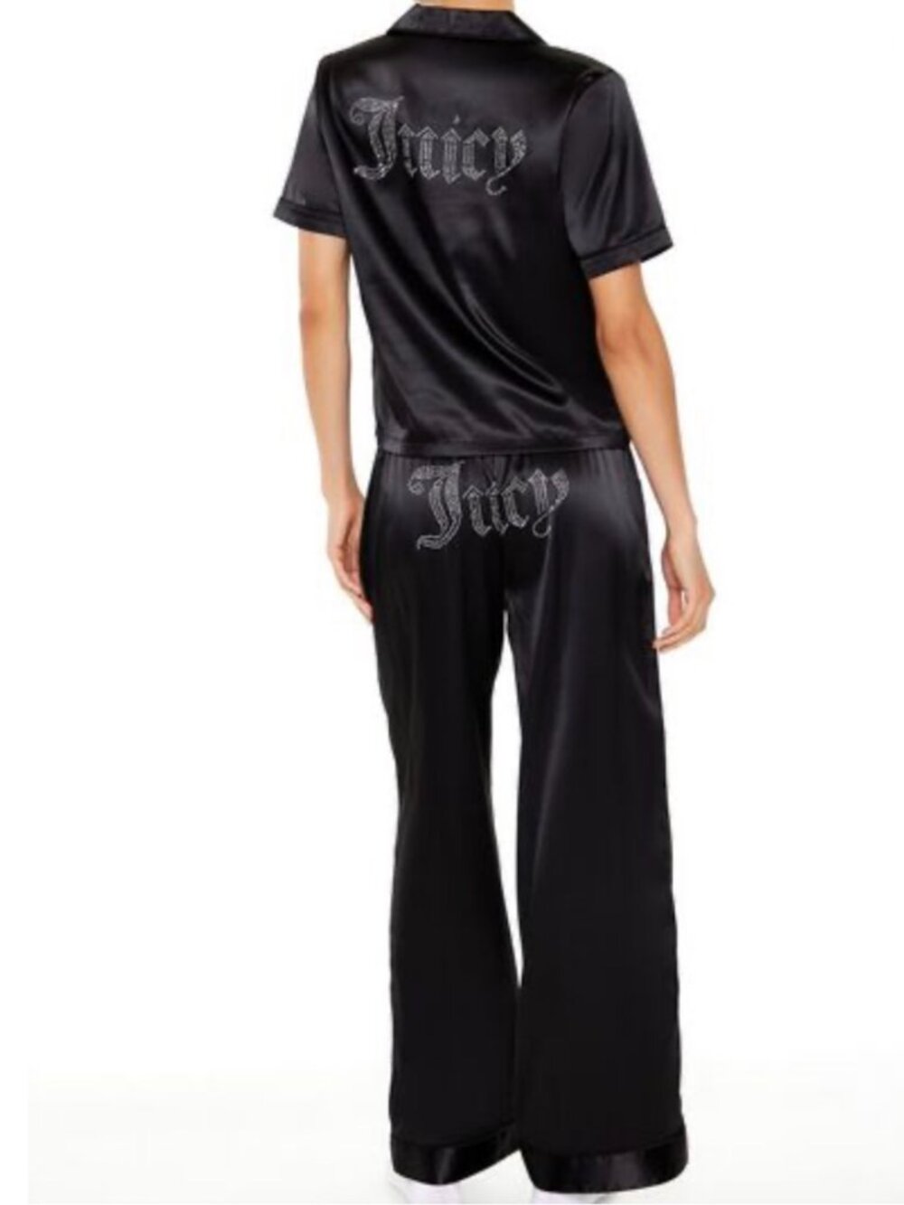 Juicy Couture, XS, Satin Bling, Wide Leg Pajamas